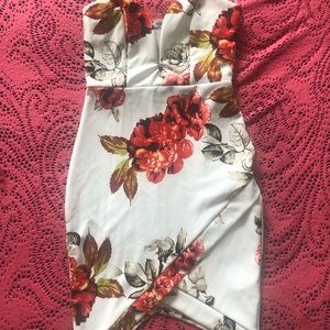 Floral print dress